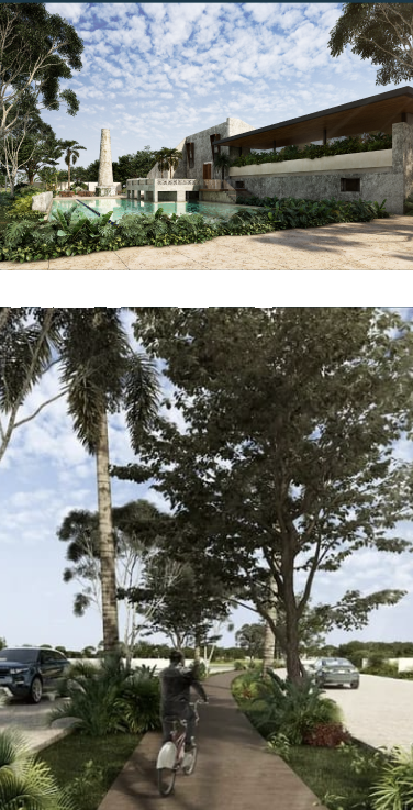 renders de hacienda kikteil recorrido